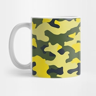 YELLOW CAMO DESIGN, PASTEL COLOR Mug